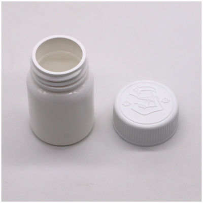 小容量 40ml HDPE プラスチックボトル 螺栓蓋とカスタムラベル印刷