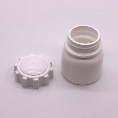 スクリューキャップ 100ml 丸型PE 薬用プラスチックボトル 固体錠剤保管