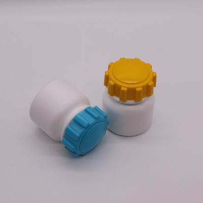スクリューキャップ 100ml 丸型PE 薬用プラスチックボトル 固体錠剤保管