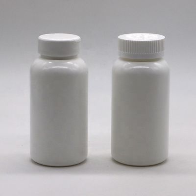 200ml 丸い形 HDPE プラスチック製の錠剤 蓋とPE素材を翻す