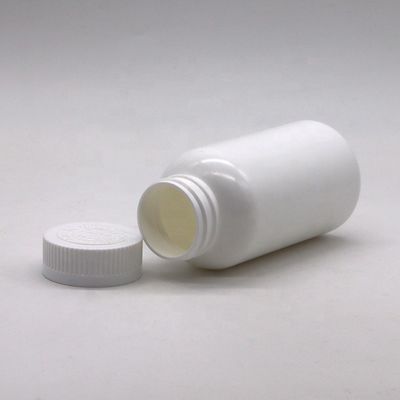 200ml 丸い形 HDPE プラスチック製の錠剤 蓋とPE素材を翻す