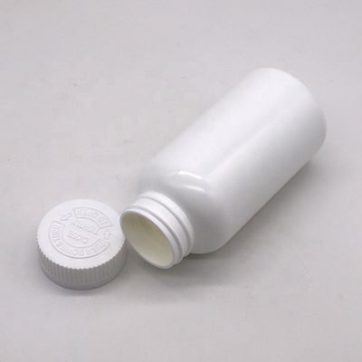 200ml 丸い形 HDPE プラスチック製の錠剤 蓋とPE素材を翻す