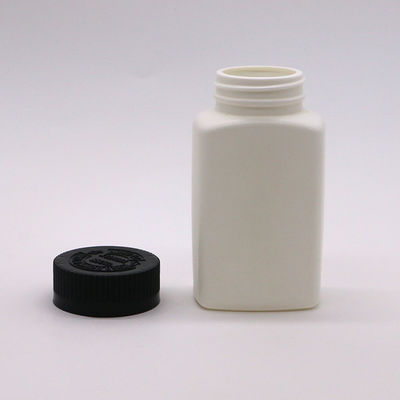 スクリューキャップ 120mL HDPE 方形 カスタマイズされた色 空の薬剤錠剤ボトル容器