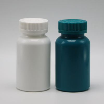カスタマイズできる色 150ML HDPEプラスチックカプセル錠剤 熱封印とキャップ付き