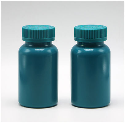 カスタマイズできる色 150ML HDPEプラスチックカプセル錠剤 熱封印とキャップ付き