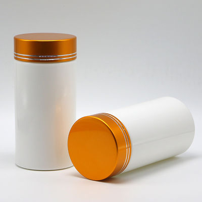 薬局 200ml HDPE プラスチックボトル スクリューキャップと直角シリンダー形