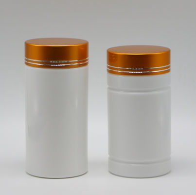 薬局 200ml HDPE プラスチックボトル スクリューキャップと直角シリンダー形