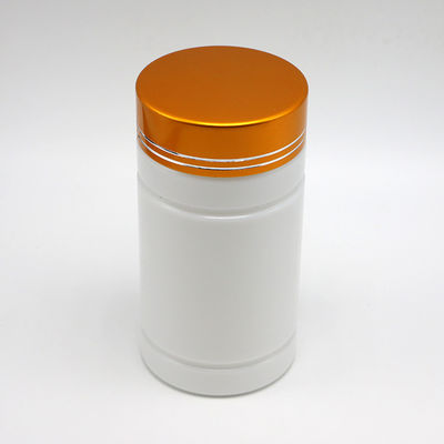 薬局 200ml HDPE プラスチックボトル スクリューキャップと直角シリンダー形