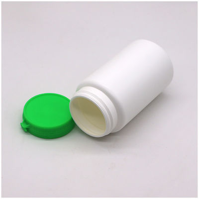 カプセルサプリメント用 250ml 丸い HDPE プラスチックボトル カップを剥がす