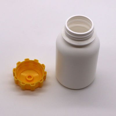 300cc HDPE 丸型プラスチックカプセルボトル 薬剤サプリメント錠剤のためのスクリューキャップ
