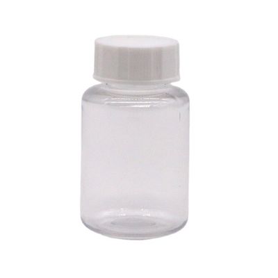 薬剤錠剤を安全に保管するための透明な25ml PETプラスチックボトル