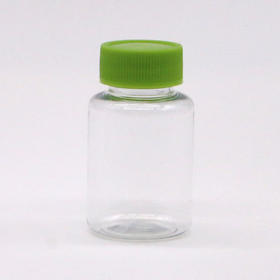 薬剤錠剤を安全に保管するための透明な25ml PETプラスチックボトル