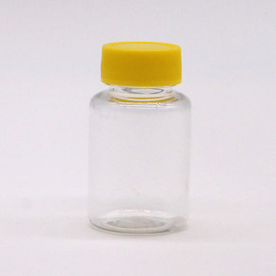 薬剤錠剤を安全に保管するための透明な25ml PETプラスチックボトル