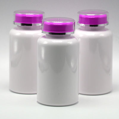 パーソナライズされた200ml PETプラスチック錠剤ボトル 錠剤粉末カプセルタブレットのためのスクリューキャップ