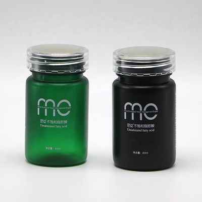丸い形 70ml PETプラスチックボトル スクリューキャップとカスタムラベル印刷サービス