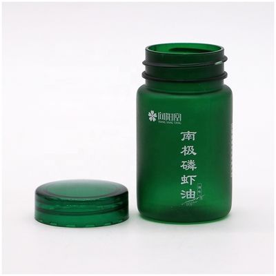 丸い形 70ml PETプラスチックボトル スクリューキャップとカスタムラベル印刷サービス