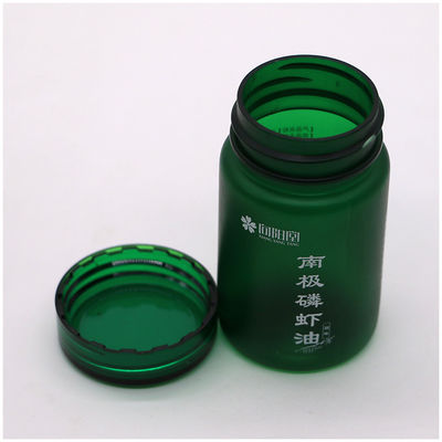丸い形 70ml PETプラスチックボトル スクリューキャップとカスタムラベル印刷サービス
