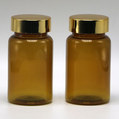 100ml/3.4oz 丸い形 薬の保管用のプラスチック製 PETカプセル錠剤ボトル